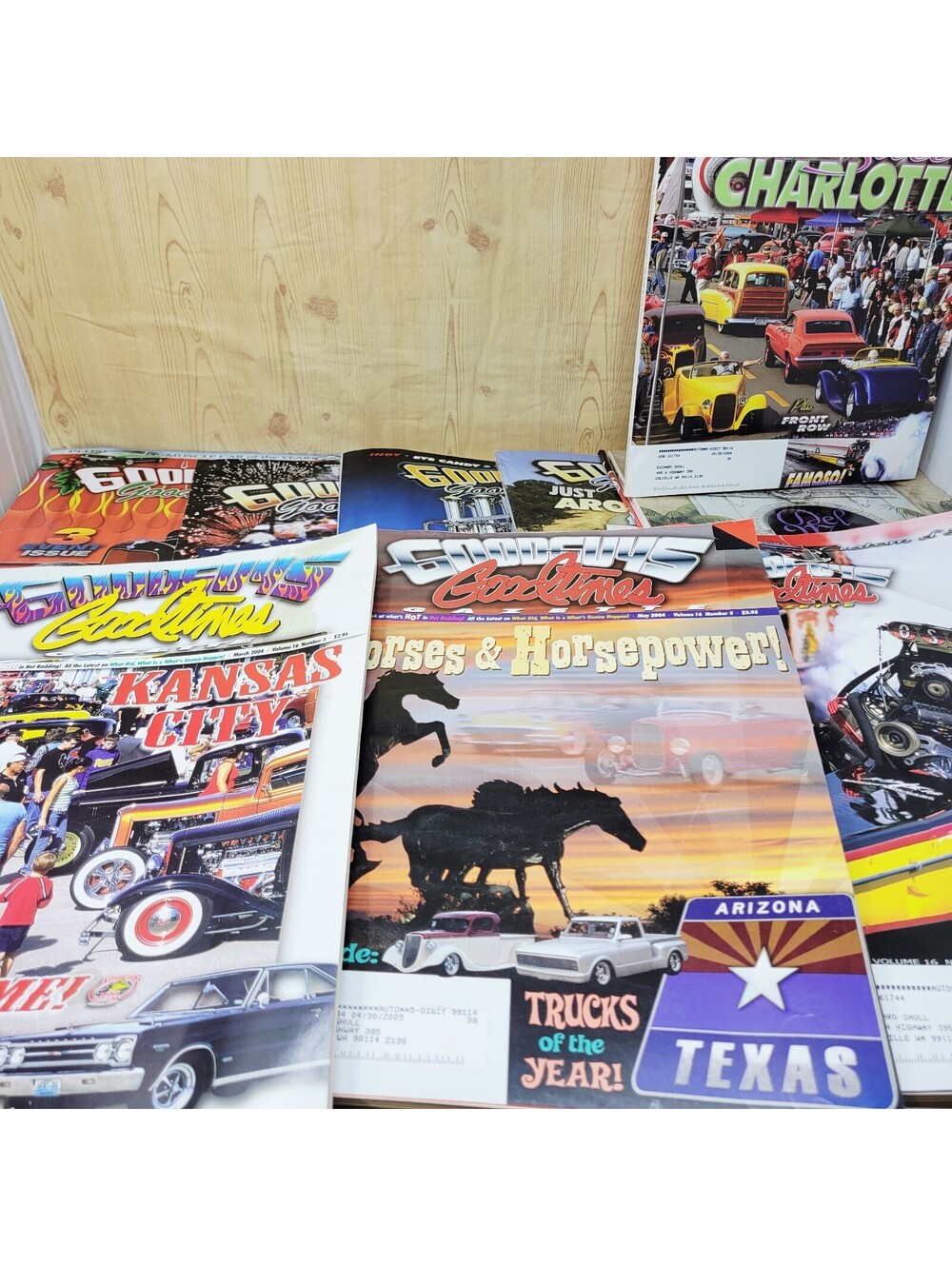 Lot of 9 Goodguys Goodtimes Magazine 2004  HOT RODDER'S PUBLICATION